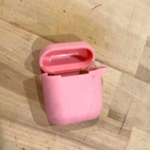 Pink AirPod Case used but still works